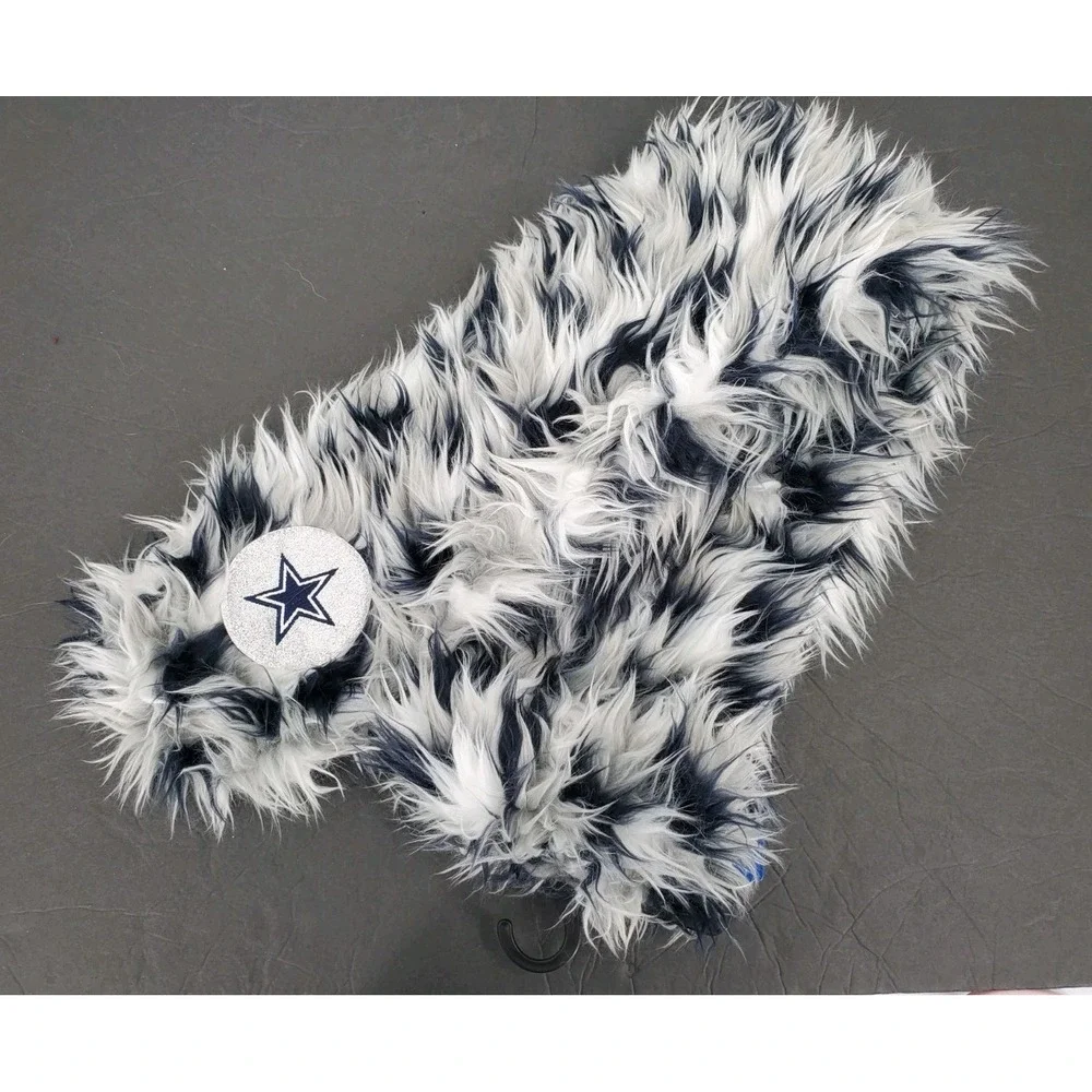 Dallas Cowboys NFL Logo Forever Collectibles Fuzzy Boa Scarf Brand New
